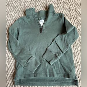 Crew cuts half zip sweater